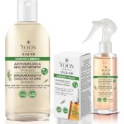 Resim Storemax Yoon Biberiye Özlü Saç Dökülme Önleyici & Sağlıklı Hızlı Uzama, 7 Doğal Aktifli, 3'lü Saç Bakım Seti 