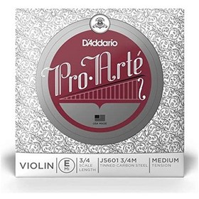Resim D'Addario J5601 4/3/4M Pro Arte E Keman Teli 