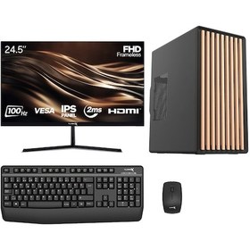 Resim Turbox TX8152 i5-13400 16 GB 256 GB M.2 NVMe SSD 24.5" Free Dos Masaüstü Bilgisayar 