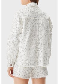 Resim Guess Bayan Kot Ceket W5gn90 D5n91 Gwbl Beyaz Beyaz 