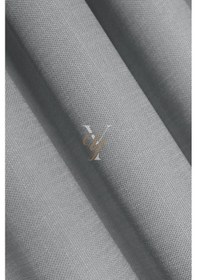 Resim Keten Fon Perde V-4015 Gümüş Gri Gümüş Gri 