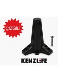 Resim Kenzlife Mobilya Dolap Kanepe Baza Ayağı Zirve Siyah Çizgili Plastik 10 Adet 15 Cm Yükseklik Beyaz 