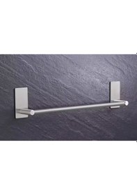 Resim Havluluk Dik Rozetli 32cm Yapışkanlı Paslanmaz Çelik Krom Rengi Krom 
