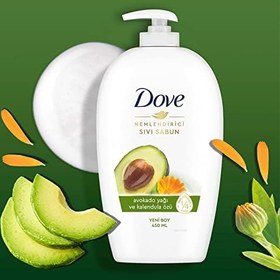 Resim Dove Sıvı Sabun, Avokado Yağı ve Kalendula Özlü 450 ml 