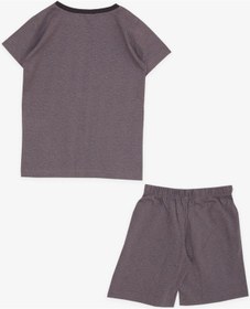 Resim Breeze Girls & Boys Erkek Bebek Şortlu Pijama Takımı Gülenyüz Meşe Palamutu Desenli 9 Ay-3 Yaş, Vizon-vizon Vizon 