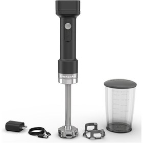 Resim Kitchenaid Go 5KHBRV05BM Aksesuarlı El Blenderı Bataryasız Siyah 