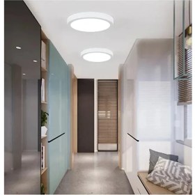 Resim LED Banyo Balkon Tuvalet Lambası Tavana Sıfır LED Armatür Avize 6500K Beyaz Işık 