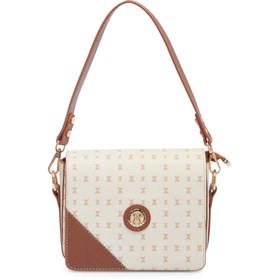 Resim Bej Print Kadın Omuz Çantası - S25Y1PR09168-T1E 