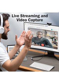 Resim Markofist 1080p 30 Fps Canlı Yayın Ve Eğitim İçin Bilgisayar & Mobil Uyumlu Video Kayıt Kartı 