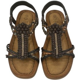 Resim Kadın Sandalet 25y150-7 Siyah 