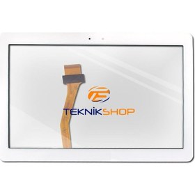Resim Samsung Uyumlu Galaxy Tab 2 10.1 Gt-P5110 Dokunmatik Beyaz 