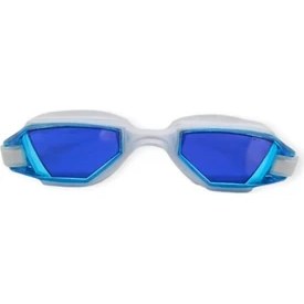 Resim Aynalı Yüzücü Gözlüğü Silikon Mavi - 1765 (Lisinya) 
