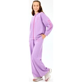 Resim Skechers G Lw Fleece Sweatpant Büyük Kız Çocuk Mor Eşofman Altı Sk2520004-4009 