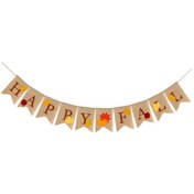 Resim Homyl Mutlu Güz Afiş Yaprağı Bunting Asılı Ev Şömine " 