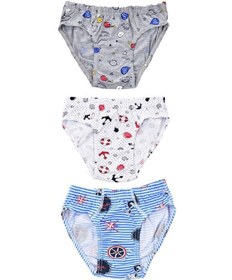 Resim Erkek Çocuk 255 Desenli 3'Lü Slip Karışık Renkli (485926318) 