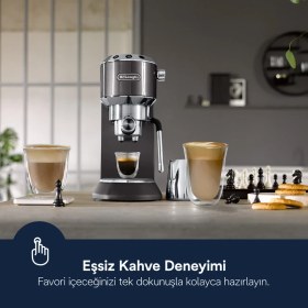 Resim DeLonghi Dedıca Manuel Esp Mak EC885.GY 