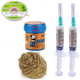 Resim Havya Ucu Temizleme Lehim Solder Paste 138 C 42g Flux Lehim Toplama Cp-1515 Lehim Emme Teli 1,5 Mm St04 