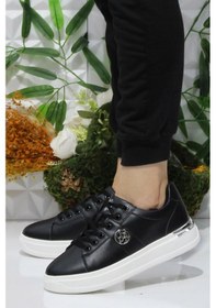 Resim U.S. Polo Assn. Also Siyah Rahat Sneaker Kadın Ayakkabı 001 