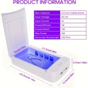Resim Kadife tırnak aleti sterilizatörü, taşınabilir USB sterilizasyon kutusu - manikür salonu için cımbızlar, dövmeler, makaslar, takılar, cep telefonları, saatler, anahtarlar için mükemmel hediye seçeneği! 