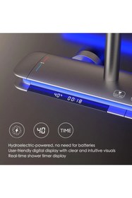 Resim POLEX DİJİTAL LUX ŞELALE BANYO BATARYASI VE YAĞMUR DUŞ SİSTEMİ 