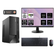 Resim LENOVO Neo 50T AE01ATXS346 i3 12100 64GB RAM 256GB SSD GT730 23.8" FDOS MASAÜSTÜ BİLGİSAYAR 