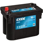 Resim Exide Akü 50ah 800cca G34 Agm Start-stop Düz B7 Ön Tırnak (TİP 2) (260×173×206)exd-ek508 