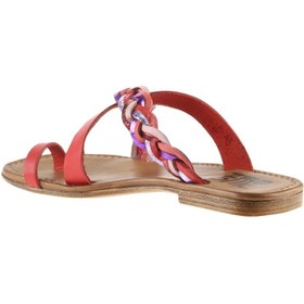 Resim Bueno Shoes Kırmızı Multi Deri Kadın Parmak Arası Terlik 01wu3419 