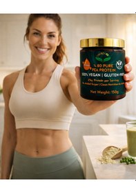 Resim 150 G Pea Protein Tozu Bezelye Proteini Bitkisel Protein, Vegan, Glutensiz Diğer 