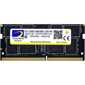 Resim TwinMOS Sodimm 16 GB 3200MHz DDR4 Notebook Ram 