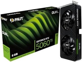 Resim Palit RTX 5060 TI Dual NE7506T019P1-GB2062D 128 Bit GDDR7 8 GB Ekran Kartı 