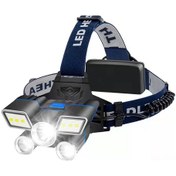 Resim Youtek 12000 Lümen Şarj Edilebilir Led Kafa Lambası - 9 Modlu Ultra Parlak, Koşu Kampçılık Balıkçılık İçin Siyah 