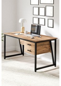 Resim Ms2c Çalışma Masası, Ofis Masası - 70x140 Cm - Çam Ms2c - Çam 