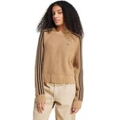 Resim adidas Knıtted Crew Kadın Sweatshirt Kahve 
