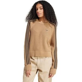 Resim adidas Knıtted Crew Kadın Sweatshirt Kahve 