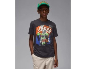 Resim Nıke Jordan Jdb Mj Throwback Slam Ss Tee Erkek Çocuk Tişört 95F225 