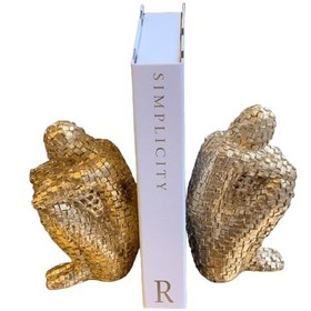 Resim Artistic Bookends Set of 2, Modern Decorative Bookends, Polyester Bookends, Unique Bookends, Home Library Bookends, Thinker Bookends - Object-2 
