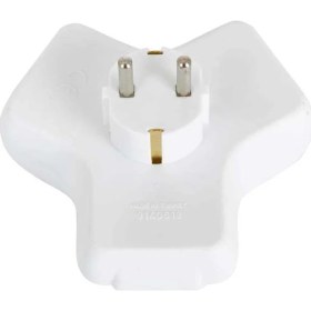 Resim Konza 3'lü Topraklı Papatya Golyat Üçlü Priz Çoğaltıcı 