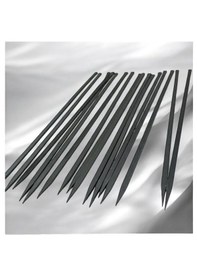 Resim 5 Adet Yassı Tavuk Kanat Şiş 60 Cm En 1,2 Cm-kalınlık 2mm,piliç Şişi - Yağlı Silme Kara Demir -özel Üretim 