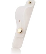 Resim Shineyee Pratik Cep Telefonu Halka Tutucu - Tpu+pc Katlanabilir Şeffaf Telefon Kılıfı Desteği - Beyaz 