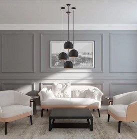 Resim Riolight Retro,vintage,rustik 1xe27 Siyah Tekli Metal Sarkıt Aviz Siyah 