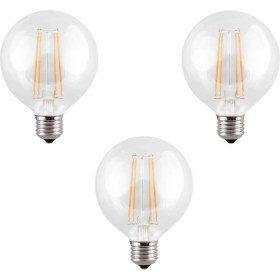 Resim Heka LED Filament Rustik Ampul 6W Gün Işığı - 3 Adet 