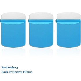 Resim GongtuShop 3 Adet Kare Tarzı 3m Metal Plaka Disk Demir Levha Mıknatıs Cep Cep Telefonu Tutucu Manyetik Disk Demir Araba Havalandırma Dağı Akıllı Telefon Standı (Yurt Dışından) 