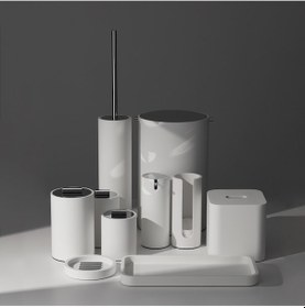 Resim Stone Pamukluk, Küçük, Tezgah Üstü - Beyaz/krom 