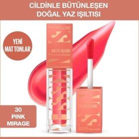 Resim Maybelline New York Sunkisser Hazy Matte Likit Allık - 30 Pink Mirage 