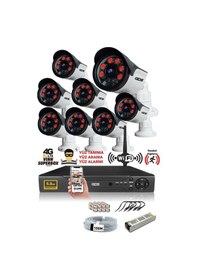 Resim IDS DS-2015HD-SET8-NOHDD 8 Kameralı 1080P Full HD 5 MP Sony Lensli Kamera Seti - 2015 
