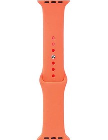 Resim Ekılıf - İos Watch 44mm Uyumlu - Kordon Band Serisi Klasik Kordon Silikon Strap Kayış - Pawpaw 