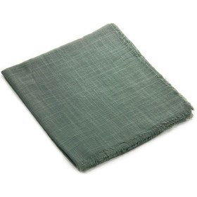 Resim Flamlı Kare Pamuklu Örtü - A.Yeşil 