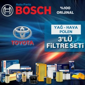 Resim Toyota Auris 1.4 D4d Bosch Filtre Bakım Seti 2007-2018 