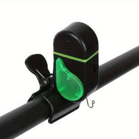 Resim Balık avı alarmı, hassas balıkçılık kamışı balık avı alarmı, LED ışıklı sesli balık avı zili, gece balıkçılığı ekipmanı kelepçe tipi balık kamışı, balık kamışı balık avı alarmı, endüstriyel alarm 