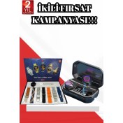 Resim 2025 Model Çok Kordonlu Akıllı Saat ve Bluetooth Kulaklık El Fenerli 